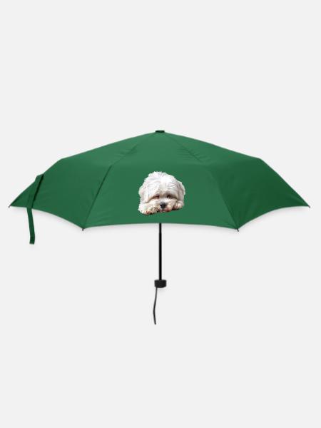 Maltese - Regenschirm (klein) - Flaschengrün