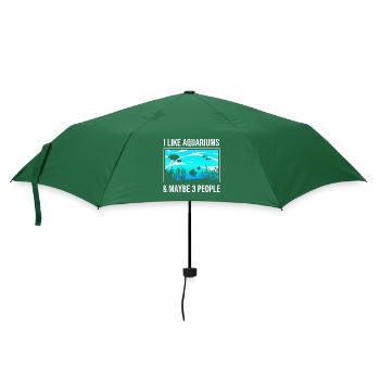Aquarium Aquarist - Regenschirm (klein) - Flaschengrün - Vorne