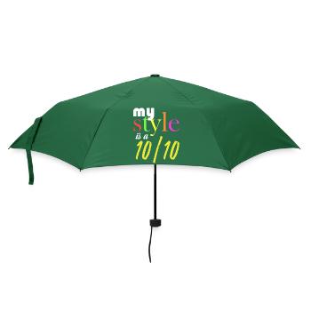 Mein Stil ist eine 10/10 - Regenschirm (klein) - Flaschengrün - Vorne