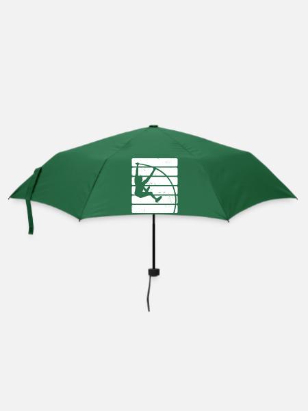 Stabhochspringer - Regenschirm (klein) - Flaschengrün