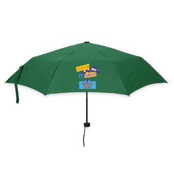 Kontrollen tägliche Routine - Regenschirm (klein) - Flaschengrün - Vorne