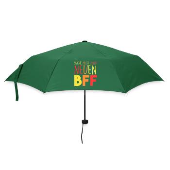 Suche nach einer neuen BFF - Regenschirm (klein) - Flaschengrün - Vorne