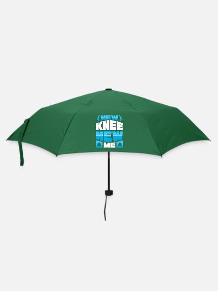 New Knee new me - Regenschirm (klein) - Flaschengrün