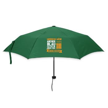 Heizungsbauer Heizungsbau Klempner Installateur - Regenschirm (klein) - Flaschengrün - Vorne