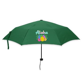 Maui Hawaii Hawaiian - Regenschirm (klein) - Flaschengrün - Vorne