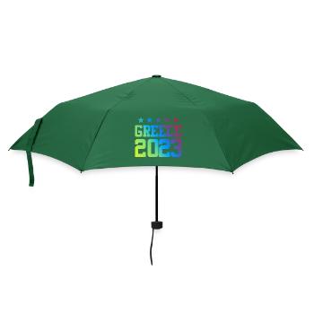 Greece 2023 - Regenschirm (klein) - Flaschengrün - Vorne