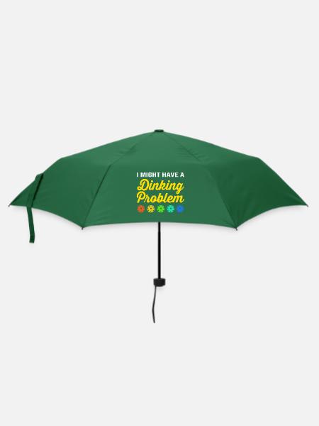 Pickleball Pickleball Pickleball - Regenschirm (klein) - Flaschengrün
