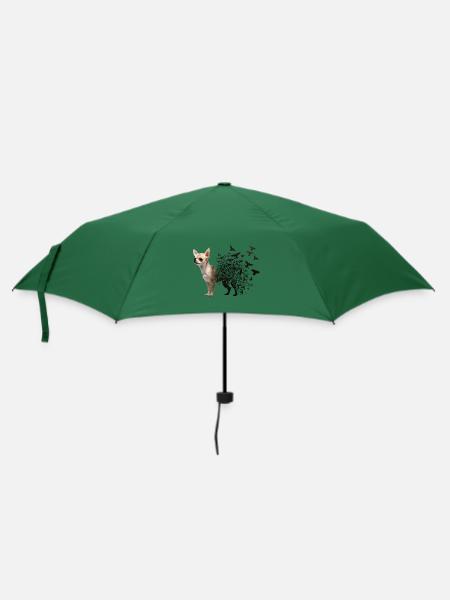 Chihuahua - Regenschirm (klein) - Flaschengrün
