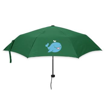 Wal - Regenschirm (klein) - Flaschengrün - Vorne