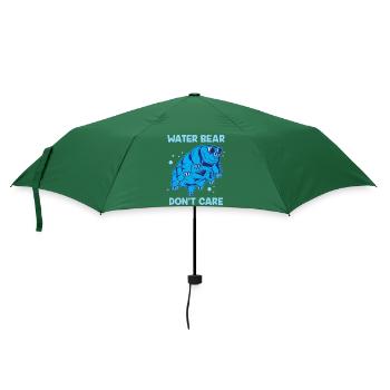Wasserbär egal Tardigrade Mikrobiologie Geschenk - Regenschirm (klein) - Flaschengrün - Vorne