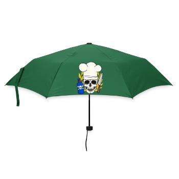 Gift Horror Küche Halloween Koch - Regenschirm (klein) - Flaschengrün - Vorne