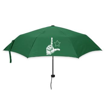 L de Lula - Regenschirm (klein) - Flaschengrün - Vorne