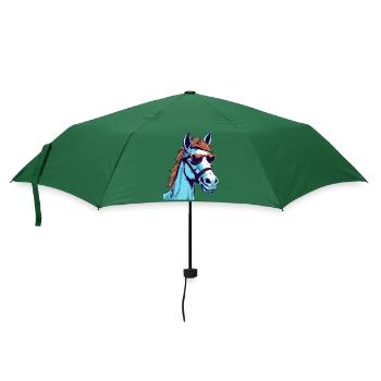 Talo das Pferd - Regenschirm (klein) - Flaschengrün - Vorne