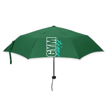 GYM time - Regenschirm (klein) - Flaschengrün - Vorne