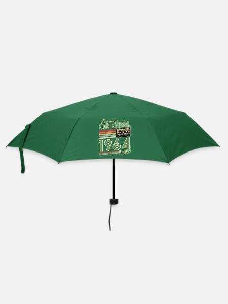 Original 1964 Jahrgang Retro Geburtstag Geschenk - Regenschirm (klein) - Flaschengrün