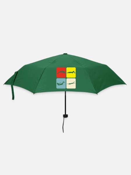 Schwimmen Schwimmerin - Regenschirm (klein) - Flaschengrün