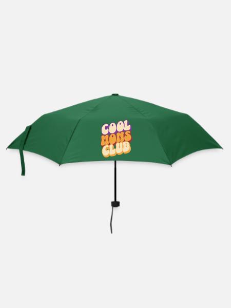 Cool Moms Club Mama Muttertag - Regenschirm (klein) - Flaschengrün