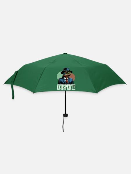 Echsperte Experte - Regenschirm (klein) - Flaschengrün