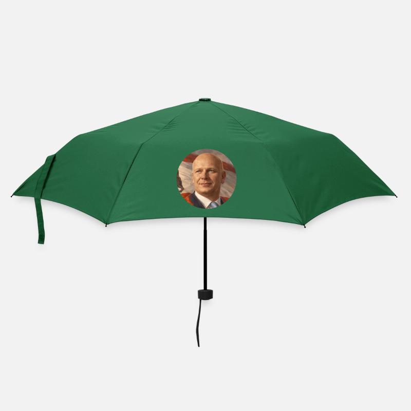 Wegnerrevolution - Regenschirm (klein) - Flaschengrün