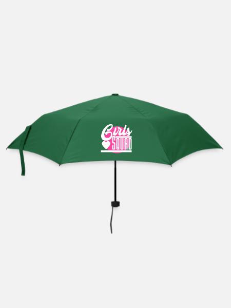 Girls Squad - Regenschirm (klein) - Flaschengrün