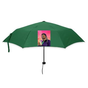 Guy on the Beach - Regenschirm (klein) - Flaschengrün - Vorne