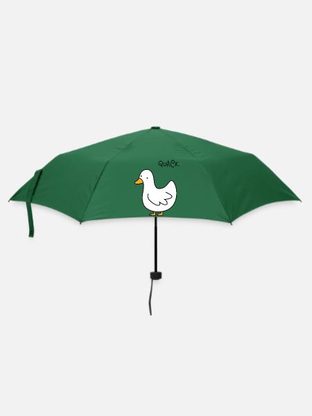 Gans - Regenschirm (klein) - Flaschengrün