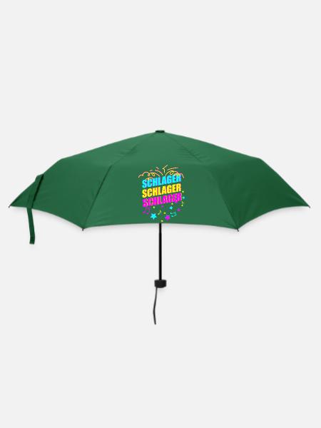 Schlager - Regenschirm (klein) - Flaschengrün
