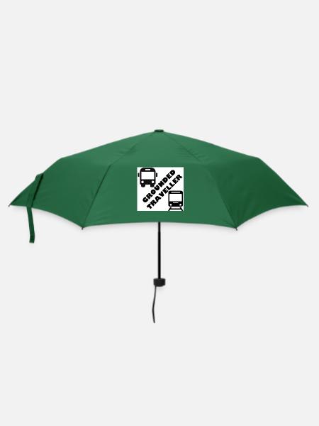 Geerdeter Reisender - Regenschirm (klein) - Flaschengrün