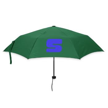 5. 5 JAHRE. 5-JÄHRIGES JUBILÄUM. GEBURTSTAG 5 JAHRE. 5 - Regenschirm (klein) - Flaschengrün - Vorne