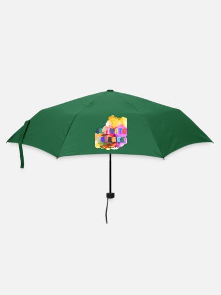 3 Ultimative Flamme - Regenschirm (klein) - Flaschengrün