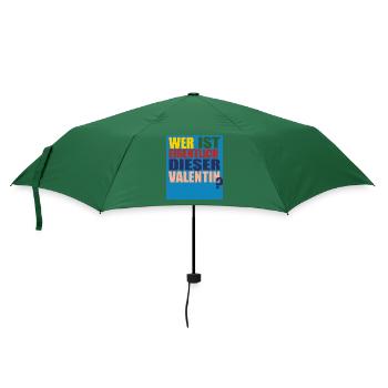 wer ist valentin - Regenschirm (klein) - Flaschengrün - Vorne