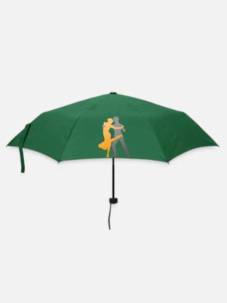 Queer Tango - Regenschirm (klein) - Flaschengrün