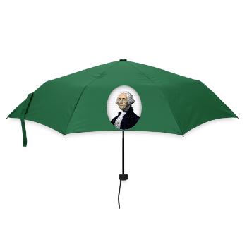 George Washington - Regenschirm (klein) - Flaschengrün - Vorne
