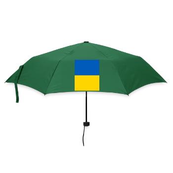 Ukraine - Regenschirm (klein) - Flaschengrün - Vorne