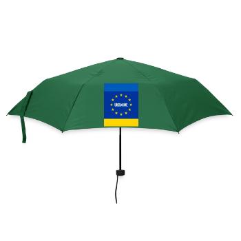 Ukraine - Regenschirm (klein) - Flaschengrün - Vorne