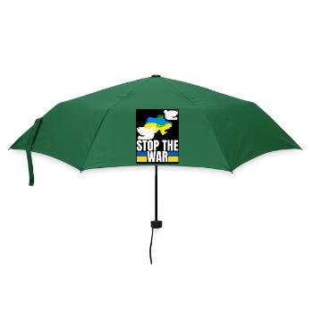 Ukraine - Regenschirm (klein) - Flaschengrün - Vorne