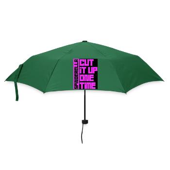 Retro - Regenschirm (klein) - Flaschengrün - Vorne