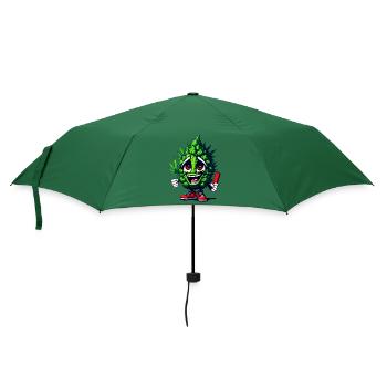 420 -Feierabend - Regenschirm (klein) - Flaschengrün - Vorne