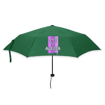 Alessa Alessa - Regenschirm (klein) - Flaschengrün - Vorne