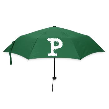 P - Regenschirm (klein) - Flaschengrün - Vorne