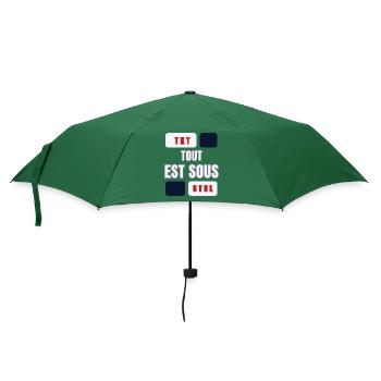 ALLES IM GRIFF - Regenschirm (klein) - Flaschengrün - Vorne