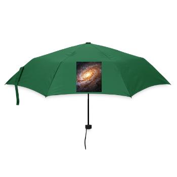 Galaxy Universe - Regenschirm (klein) - Flaschengrün - Vorne