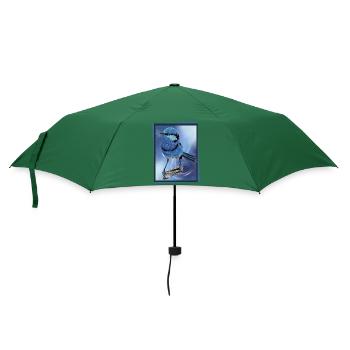 Der herrliche Maluro - Regenschirm (klein) - Flaschengrün - Vorne