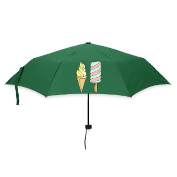 Eis - Regenschirm (klein) - Flaschengrün - Vorne
