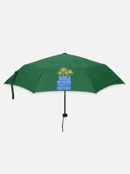 Bali als Urlaub - Regenschirm (klein) - Flaschengrün