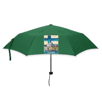 Helsinki Malerei - Regenschirm (klein) - Flaschengrün - Vorne