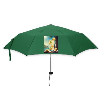 Süßer Zitronensaft - Regenschirm (klein) - Flaschengrün - Vorne
