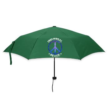 Universal peace - Regenschirm (klein) - Flaschengrün - Vorne