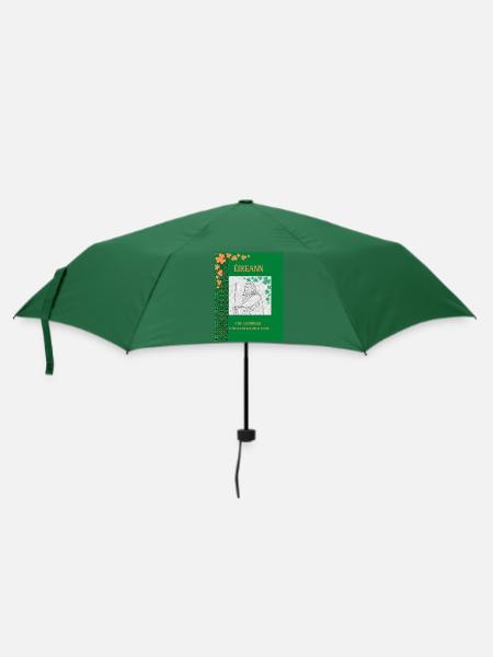 Eireann, die Göttin, nach der Irland benannt ist. - Regenschirm (klein) - Flaschengrün