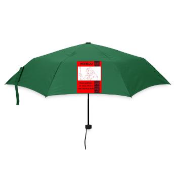 MÓRRÍGAN, IRISCHE KRIEGSGÖTTIN - Regenschirm (klein) - Flaschengrün - Vorne